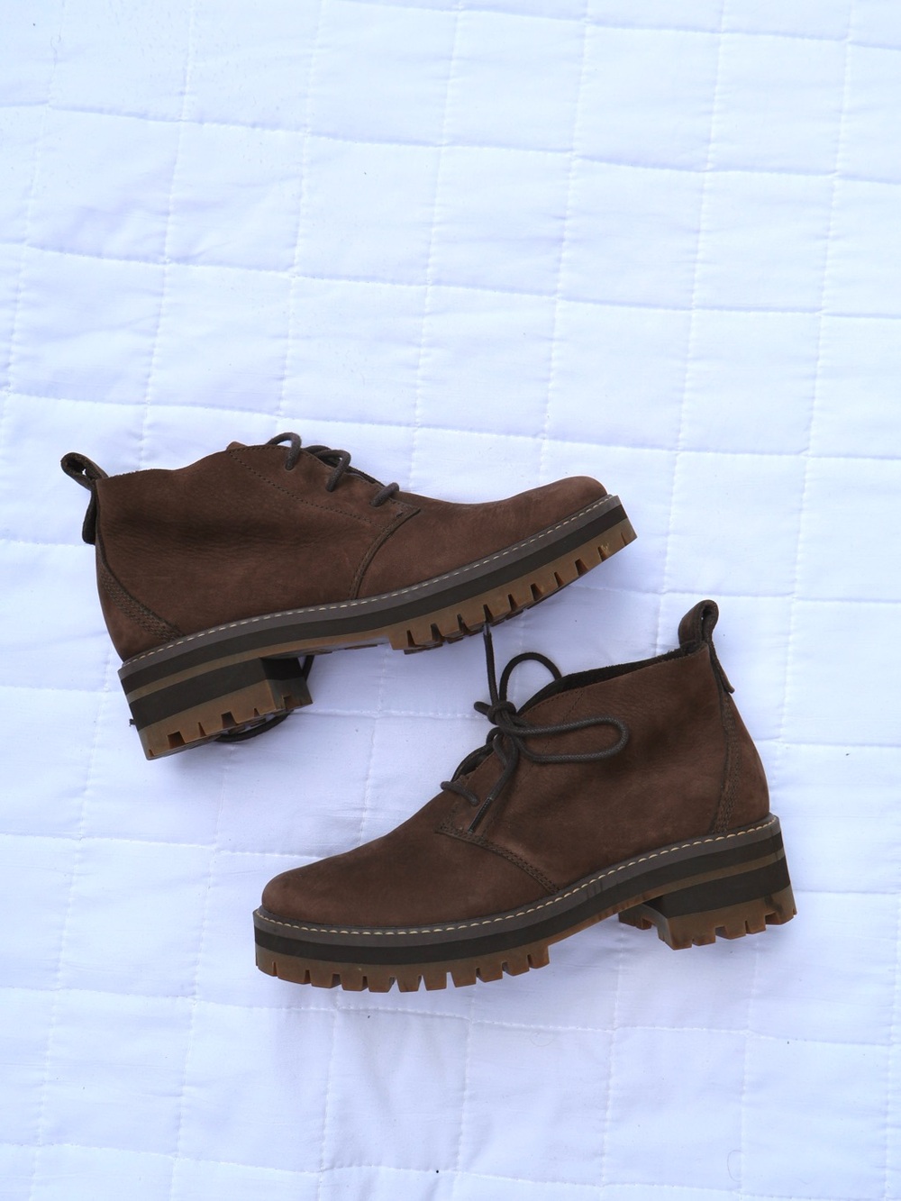 Timberland Women's Brown Leather Courmayuer Valley Desert Boot